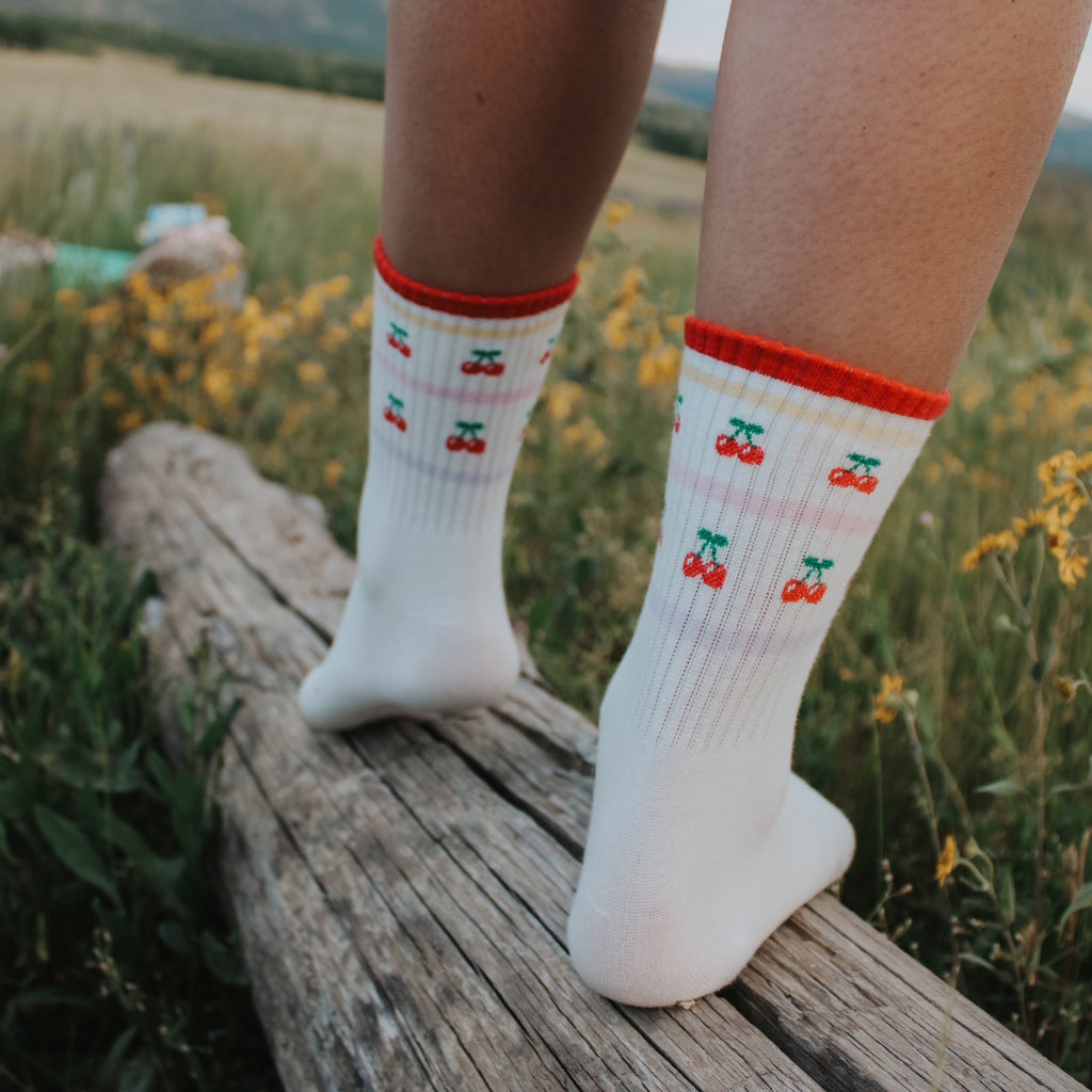 Juicy Fruit - Cherry Socks